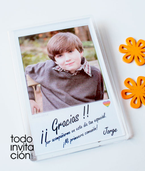 ▷IMANES "POLAROID KIDS" - invitaciones detalles diferentes