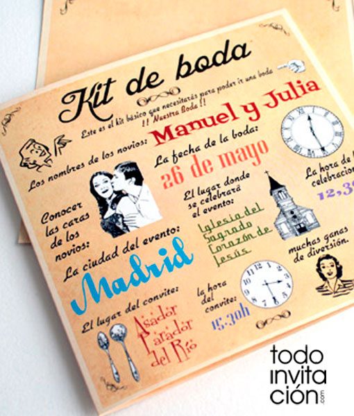 invitaciones boda 20 centimos invitaciones de boda originales perfectas invitaciones invitaci 211 n quot kit de boda doble quot invitaciones y detalles originales todoinvitacion invitaciones boda 20 centimos invitaciones de boda originales perfectas invitaciones invitaci 211 n quot kit de boda doble quot invitaciones y detalles originales todoinvitacion