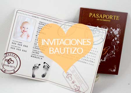 invitaciones bautizo