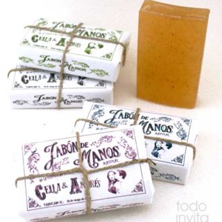 jabon artesanal detalles boda vintage