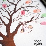 cuadro de huellas bautizo hatillo bebe