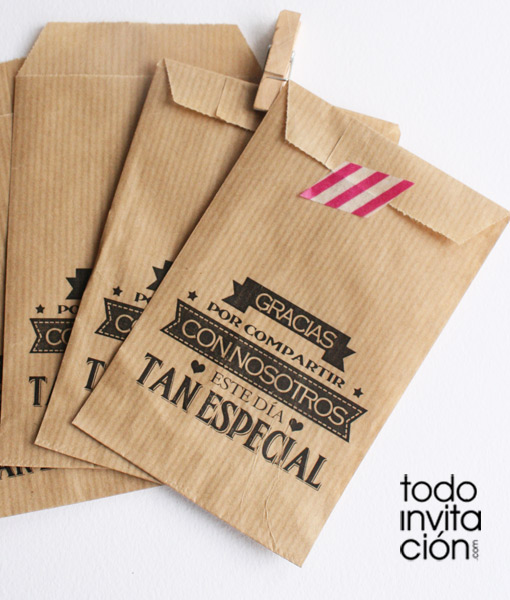  20 bolsas de papel kraft con etiquetas, cinta, regalo de boda,  bolsas de bienvenida para invitados de fiesta (bolsas marrones) : Salud y  Hogar