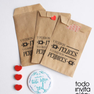 bolsas kraft detalles regalos bodas bautizos comuniones