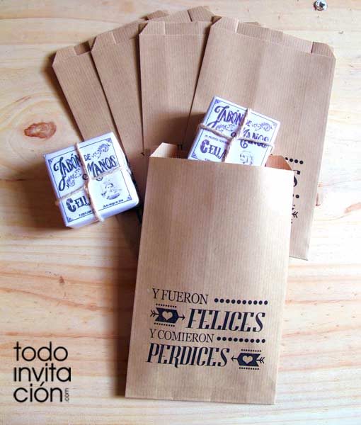 bosas kraft grandes para regalos y detalles