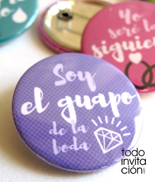 chapas originales frases de boda