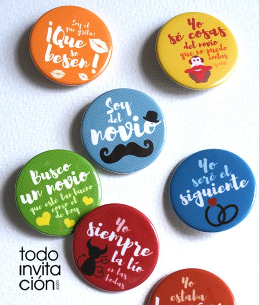 CHAPAS DIVERTIDAS FRASES DE BODA