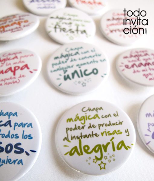 chapas magicas para bodas