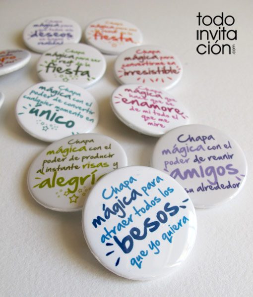 chapas magicas para bodas