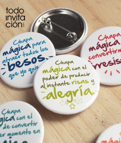 chapas magicas para bodas