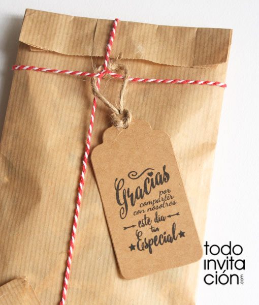 etiquetas kraft para detalles bodas comuniones y bautizos