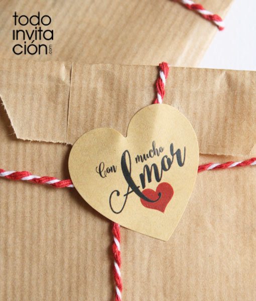 pegatina-corazon-kraft-detalles regalos amor