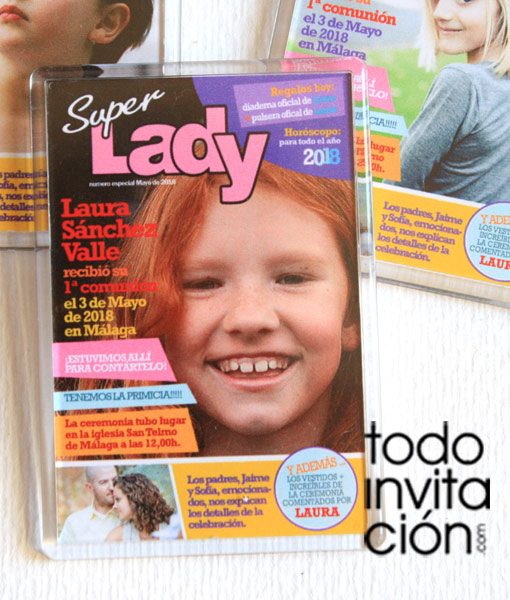 iman comunion recordatorio revista lady