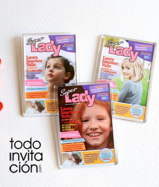 iman comunion recordatorio revista lady