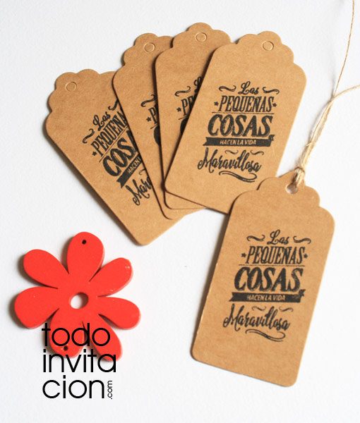 etiquetas karft para eventos detalles y regalos