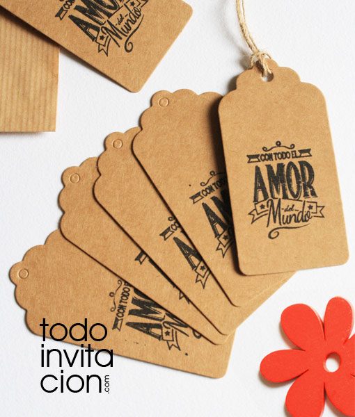 etiquetas karft para eventos detalles y regalos