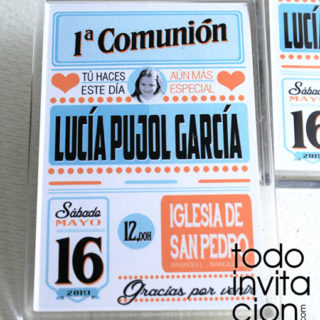iman recordatorio comunion personalizado