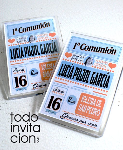 iman recordatorio comunion personalizado