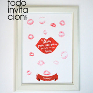 cuadro besos despedida soltera
