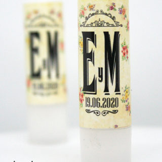 balsamo labial para bodas vintage