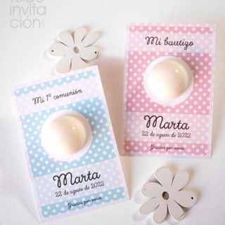 balsamo labial bola comunion bautizo