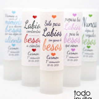 balsamo labial bautizo comunion