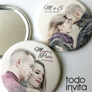 espejo para boda estilo retrato lapiz
