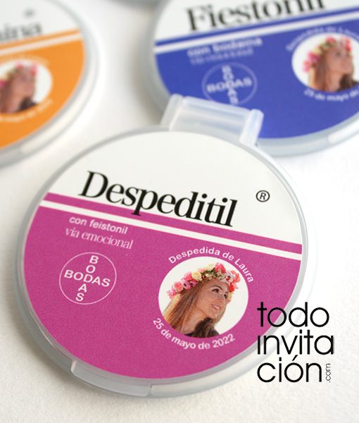 espejos con tapa originales para despedidas medicamentos