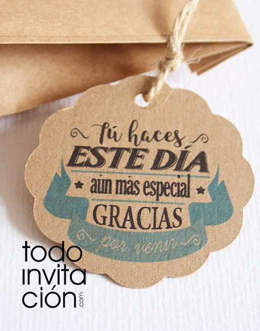 etiquetas de kraft. redondas para detalles de boda comunion bautizo gracias