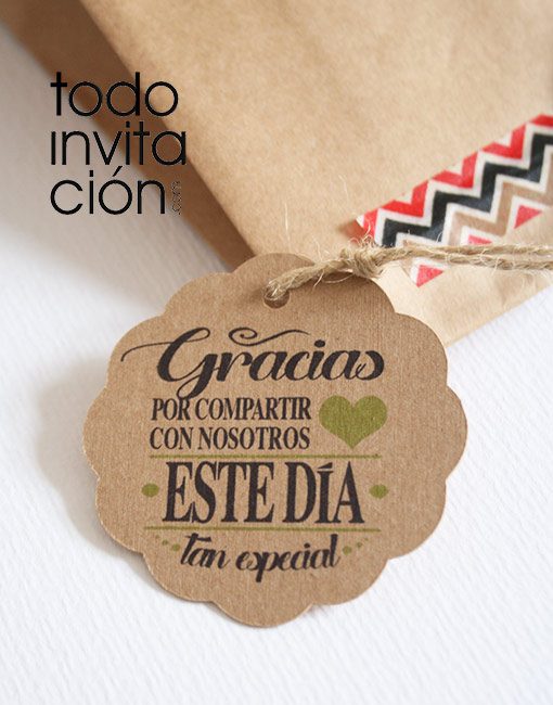 etiquetas de kraft. redondas para detalles de boda comunion bautizo gracias