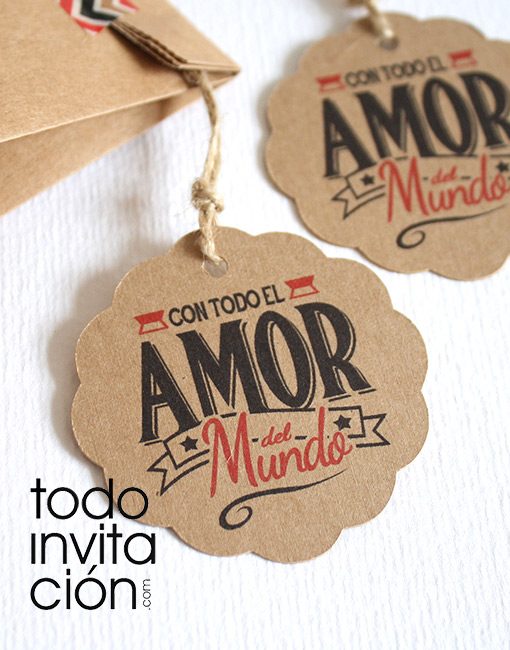 etiquetas de kraft. redondas para detalles de boda comunion bautizo gracias