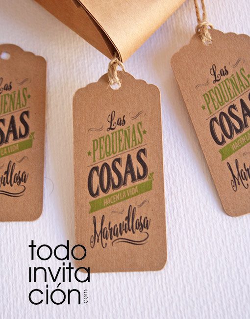 etiquetas kraft para bodas y eventos todoinvitacion