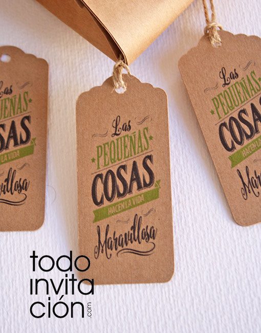 etiquetas kraft para bodas y eventos todoinvitacion