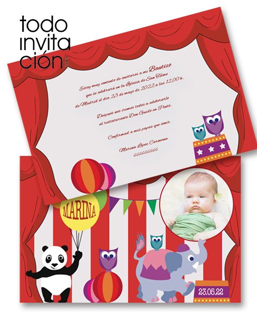 invitacion bautizo original todoinvitacion