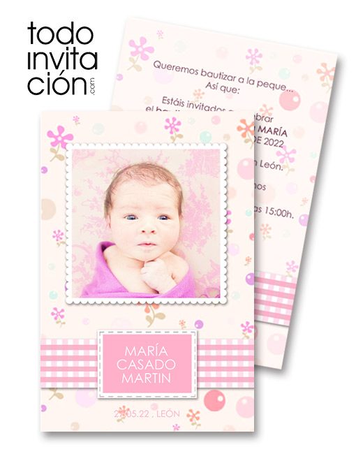 invitacion bautizo original todoinvitacion