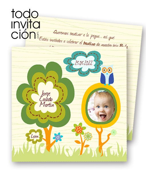 invitacion bautizo original todoinvitacion