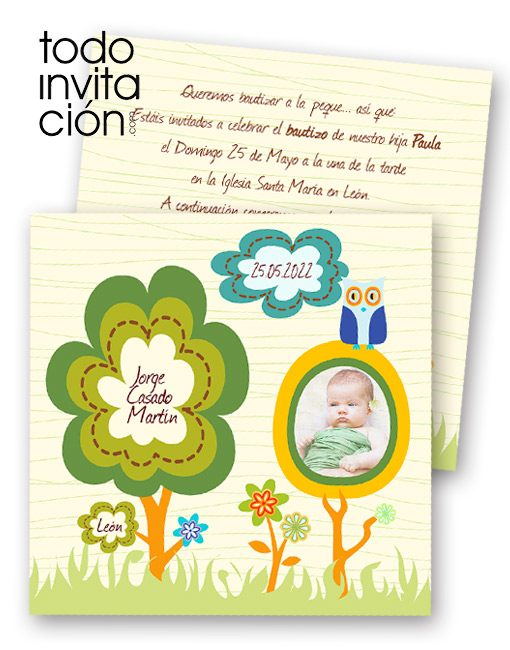 invitacion bautizo original todoinvitacion