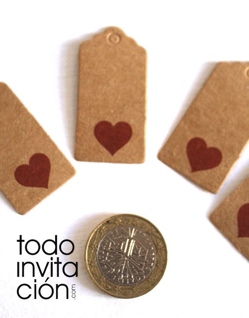 mini etiquetas de kraft cartulina detalle boda bautizo