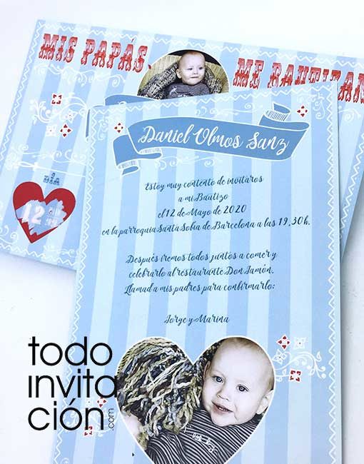 invitacion rasca y gana bautizo comunión