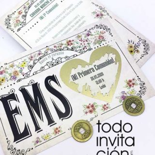 invitacion rasca y gana bautizo comunión