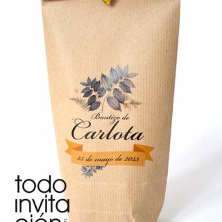Bolsas kraft personalizadas boda, comunion bautizo