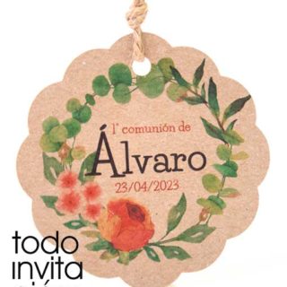 etiqueta kraft personalizada