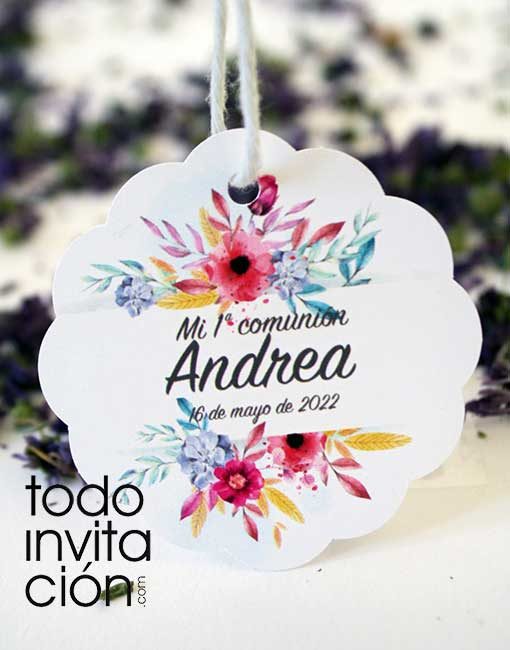 etiqueta personalizada boda comunion bautizo regalos detalles