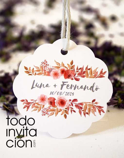 etiqueta personalizada boda comunion bautizo regalos detalles