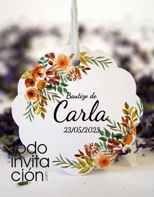 etiqueta personalizada boda comunion bautizo regalos detalles