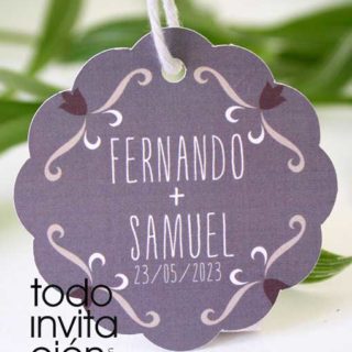 etiqueta personalizada boda comunion bautizo regalos detalles