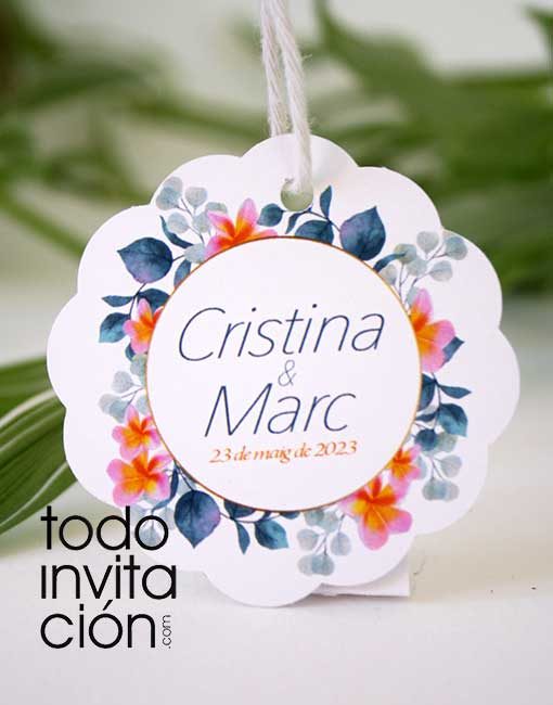 etiqueta personalizada boda comunion bautizo regalos detalles