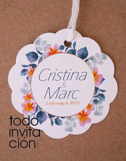 etiqueta personalizada boda comunion bautizo regalos detalles