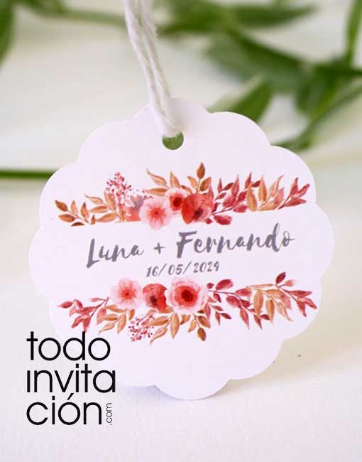 etiqueta personalizada boda comunion bautizo regalos detalles