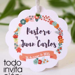 etiqueta personalizada boda comunion bautizo regalos detalles