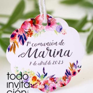 etiqueta para comunion